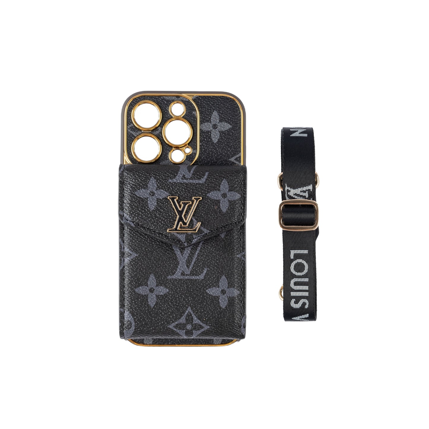 حافظة هاتف حاملة بطاقات فاخرة كلاسيكية جديدة