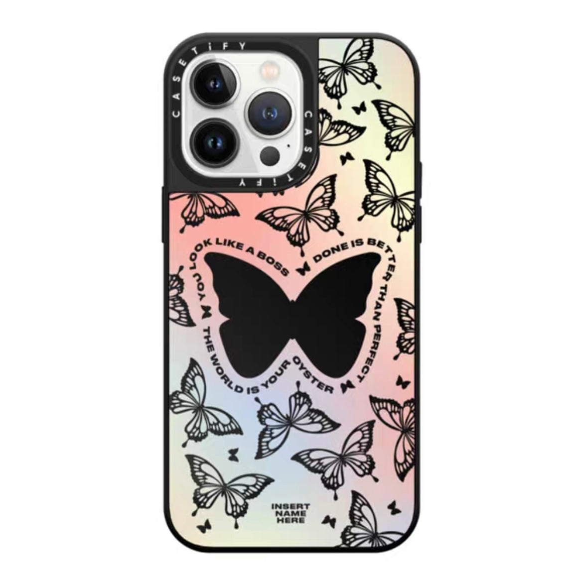 FUNDA PARA IPHONE Mariposa Color Fantasía "CASETIFY"