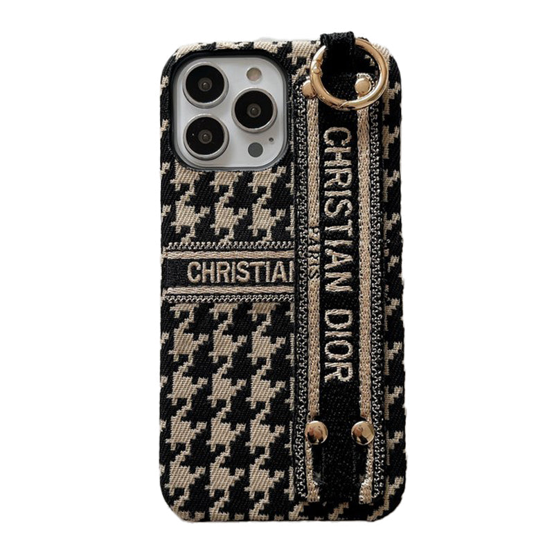 Houndstooth Wristband iPhone Case
