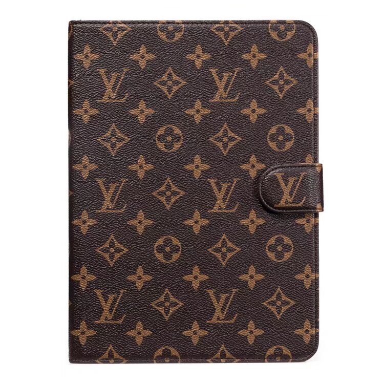 Luksus lærred monogram læder frisk sommer tema mønster Apple iPad cover