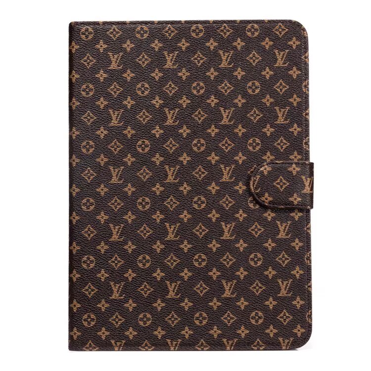Luksus lærred monogram læder frisk sommer tema mønster Apple iPad cover